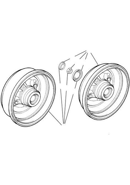 Opel Corsa Arka Fren Kampanasi (2001-2006) 1.2 CM00323