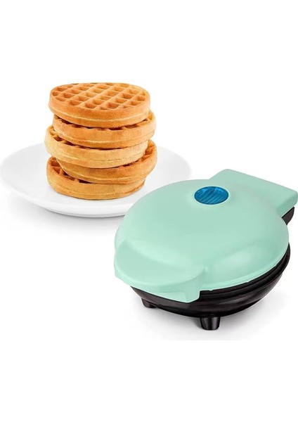 Kolay Temizlenen Aqua Waffle Makinesi - 4 Inç Yapışmaz Yüzey