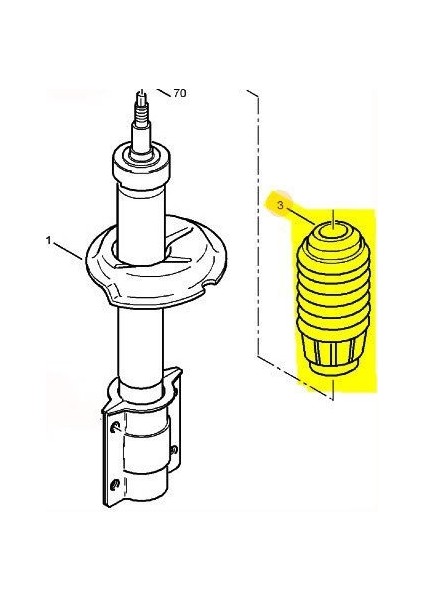Peugeot Boxer Ön Amortisör Koruğu (2002-2007) 2.8 525428