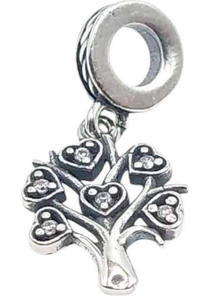 Hayat Ağacı Charm 925 Ayar Gümüş