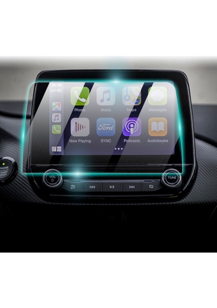 Ford 2023-2024 Puma - 2021 Focus 8 Inch Navigasyon Için 9h Nano Ipg Proactive Ekran Koruyucu