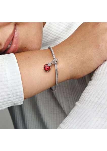 Uğur Böceği Charm 925 Ayar Gümüş