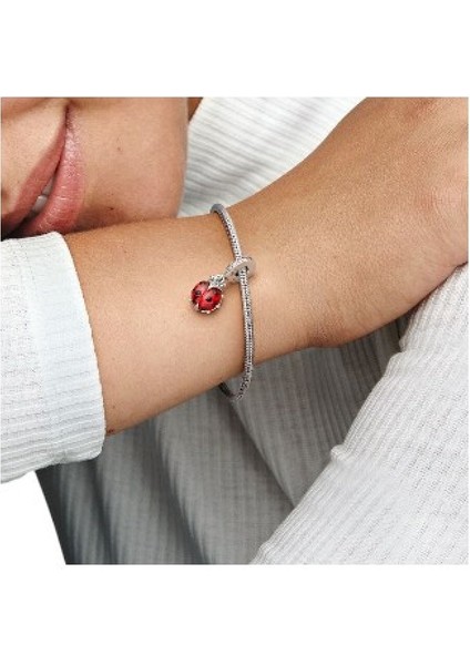 Uğur Böceği Charm 925 Ayar Gümüş