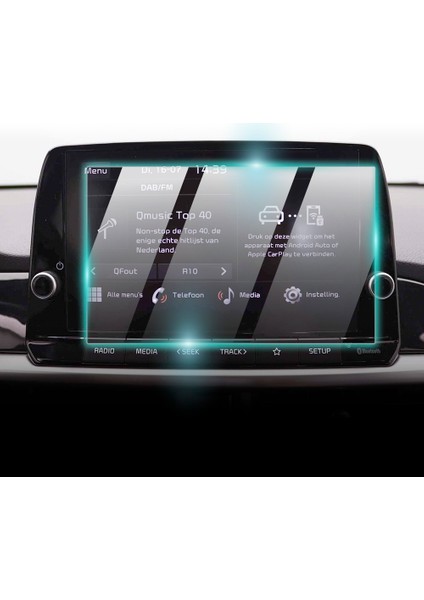 Kia 2024 Picanto Feel - Cool 8 Inch Navigasyon Için 9h Nano Ipg Proactive Ekran Koruyucu