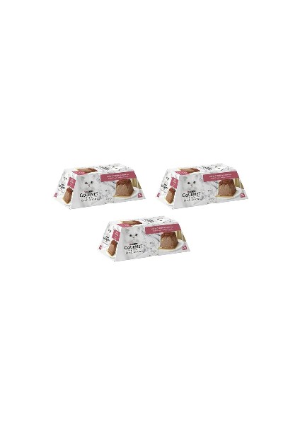 Gourmet Somonlu Kedi Pasta Double 3X114G