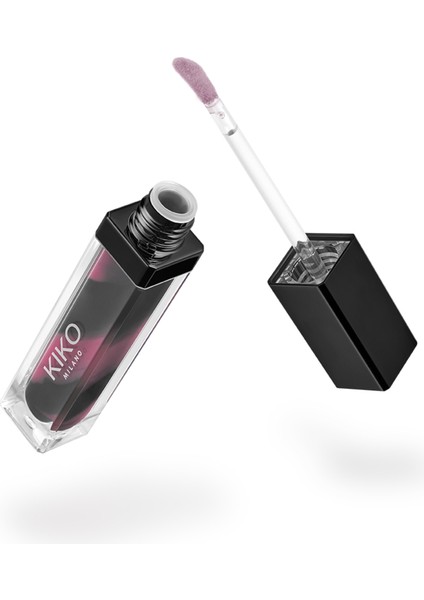 Dudak Parlatıcısı - Magnetic Nights Dark Glazed Liquid Lip Balm - 03 Mauve In Black