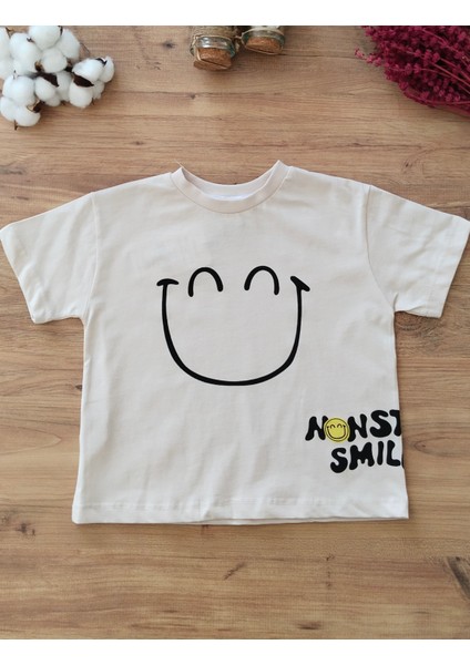 Smile Baskılı Alt Üst 2 'li Takım