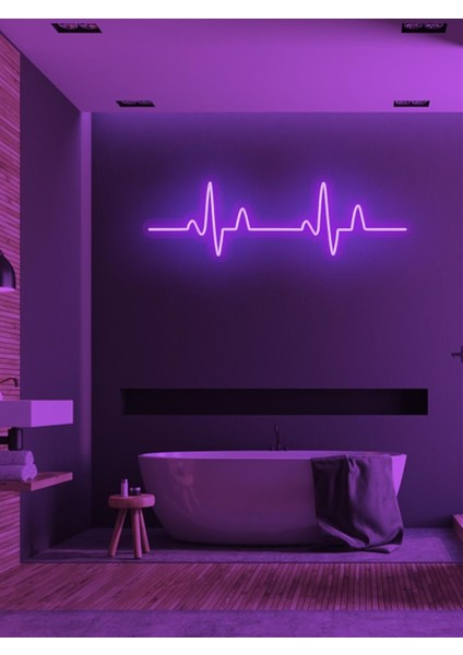 Neon LED Duvar Dekoratif Aydınlatma -Ekg-