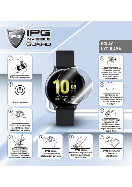 Wiky Watch 5 Plus Akıllı Çocuk Saati ile Uyumlu Ipg Hydrogel Ekran Koruyucu (2 Adet)