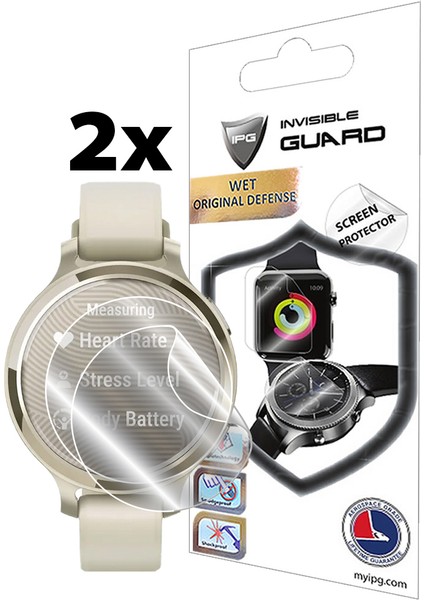 Garmin Lily 2 Active ile Uyumlu Ipg Hydrogel Ekran Koruyucu (2 Adet)