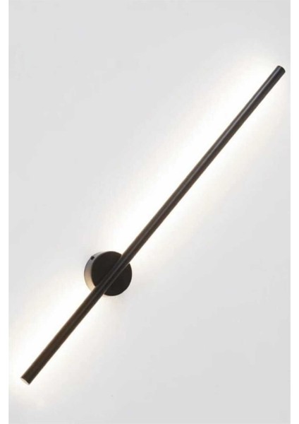 Siyah LED Aplik Tekli Duvar Apliği Salon Koridor Otel Restoran Dekoratif Aplik