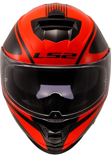 Storm 2 Dodger Mat Siyah-Neon Turuncu Kapalı Kask