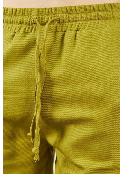 Olive Gabardin Kadın Jogger Pantolon| EK100667567