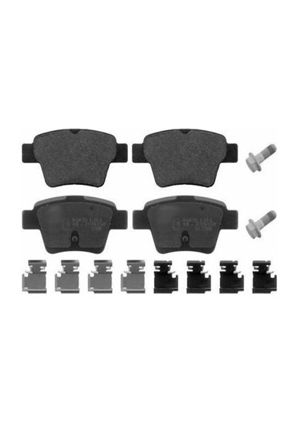 Peugeot 207 Arka Fren Balatasi (2006-2010) 1.6, 1.6 Hdı CM00358