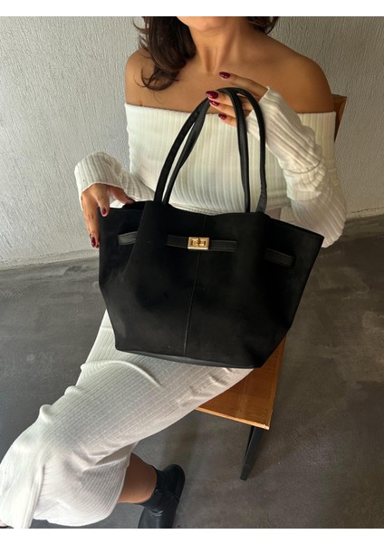 Tarya Süet Kemer Detaylı Kadın Omuz Çantası BP-4830O modelleri