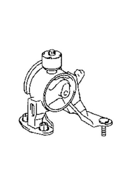 Toyota Auris Motor Takoz Arka (2013-2019) 1.6 123710T050 fiyatları