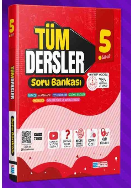 Amr B. Kulsüm 5. Sınıf Tüm Dersler Soru Bankası LGS Hazırlık 100 Sayfa Ciltsiz Kitap
