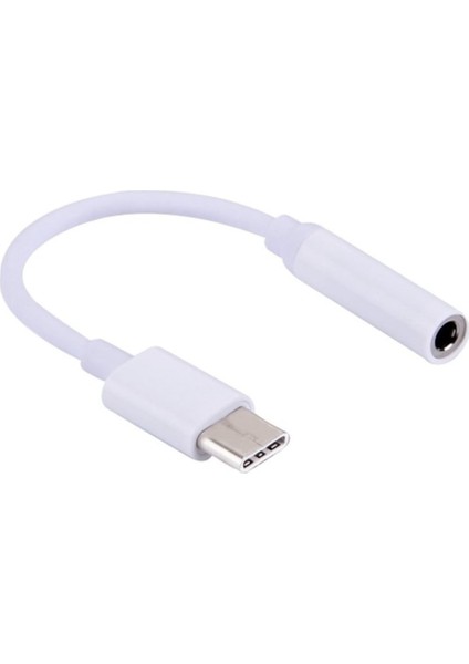Type-C To Aux 3.5mm Kulaklık Çevirici Dönüştürücü Adaptör Usb-C Adaptör 1.kalite Beyaz fiyatları