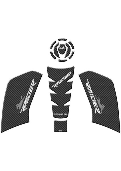 Tvs Raider 125 2023-2024 Uyunlu Tank Pad Set 001