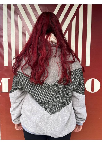 Vintage Oversize Retro Etnik Desenli Kürklü Ceket Gedk4 fiyatları