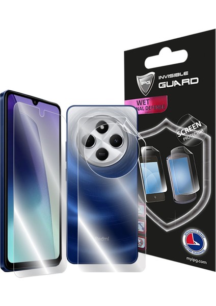 Xiaomi Redmi 14C Için Ipg Hydrogel Tam Kaplama (Ekran ve Arka Koruma)