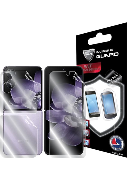 Xiaomi Mıx Flip Hydrogel Görünmez Ekran Koruyucu (Ön - Iç Ekran ve Arka)
