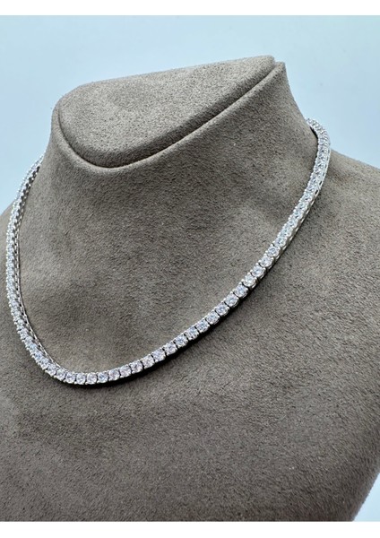 Ithal Su Yolu (Dönme Problemi Yoktur) Gümüş Kolye 2,5 mm Kalınlık