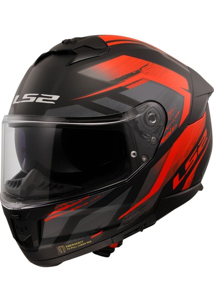 Stream 2 Fury Mat Siyah-Gri-Kırmızı Kapalı Kask fiyatları