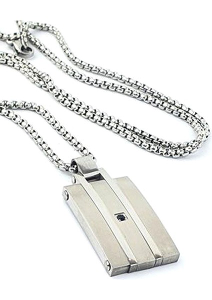 Oniks Taş Detaylı 316L Anti Alerjik Cerrahi Çelik Lüks Erkek Kolye fiyatları