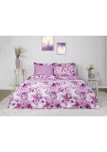 Delux Saten Çift Kişilik Nevresim Takımı 200X220CM