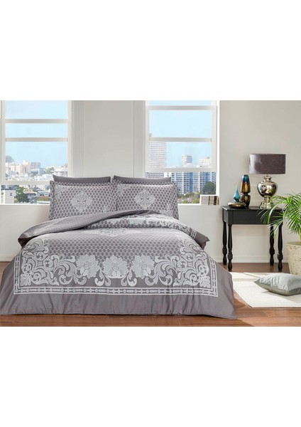 Delux Saten Çift Kişilik Nevresim Takımı 200X220CM