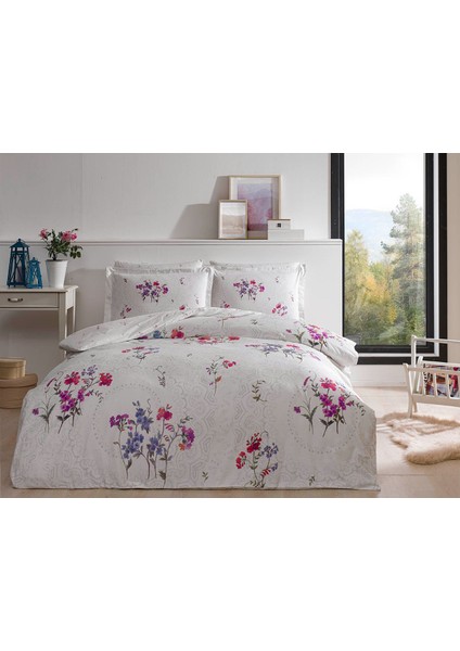 Delux Saten Çift Kişilik Nevresim Takımı 200X220CM