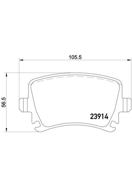 Volkswagen Scirocco Arka Fren Balatasi (2015-2018) 2.0 CM00503 fiyatları