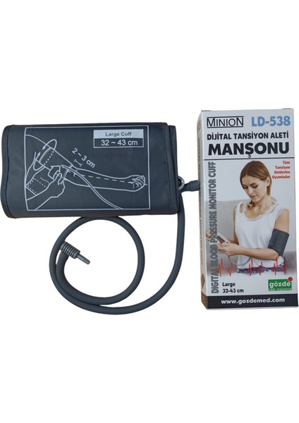 Geniş Manşon Tansiyon Aleti 32-43 cm