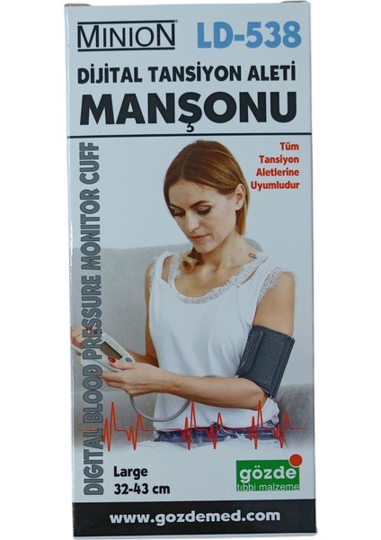 Geniş Manşon Tansiyon Aleti 32-43 cm fiyatları