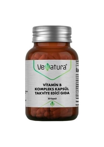 Vitamin B Kompleks 30 Kapsül