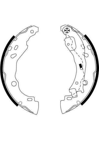 Citroen C3 Arka Fren Balatasi (2002-2005) 1.4 CM00035