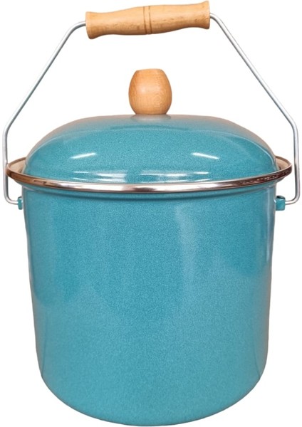 Emaye Yoğurt/bakliyat Bakracı (20CM-5 Litre-Tüm Ocaklarla Uyumlu)