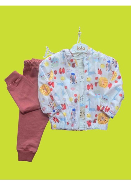Kids Lola Erkek Bebek Çocuk Yağmurluklu 3'lü Takım