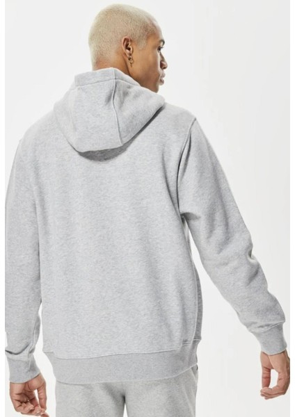 Club Graphic Pullover Erkek Gri Sweatshirt