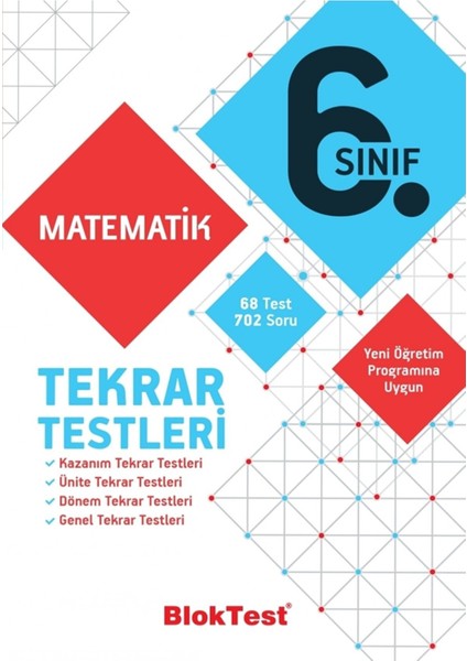 Tudem Yayınları 6.sınıf Matematik Tekrar Testleri