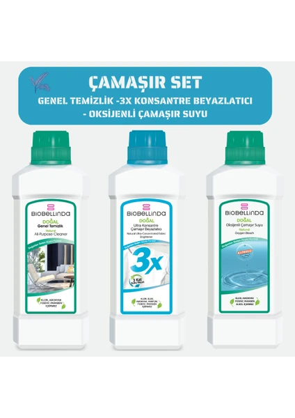 Çamaşır Set 3lü Paket