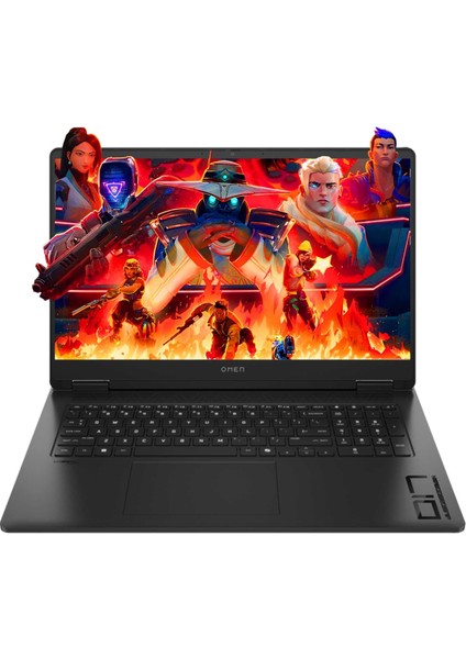 Omen 17-DB0021N A44QSEA06 Ryzen7 8845HS 32GB 512SSD+1TBSSD RTX4070 17.3" Fhd Freedos Dizüstü Bilgisayar