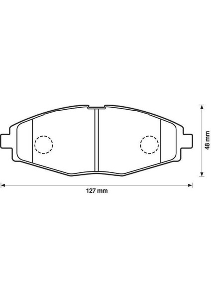 Chevrolet Spark Ön Fren Balata (2004-2009) 1.0, 0.8 CM00022