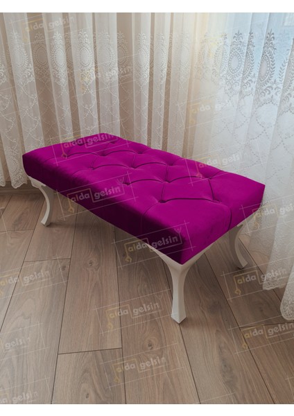 120 cm Kapitoneli Ayak Ucu Kapı Önü Antre Bench Puf