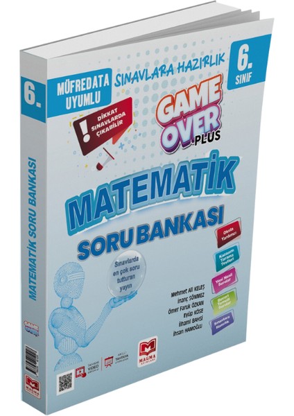 Game Over Plus 6. Sınıf Matematik Sorubankası (Yeni Nesile Geçiş Kitabı)