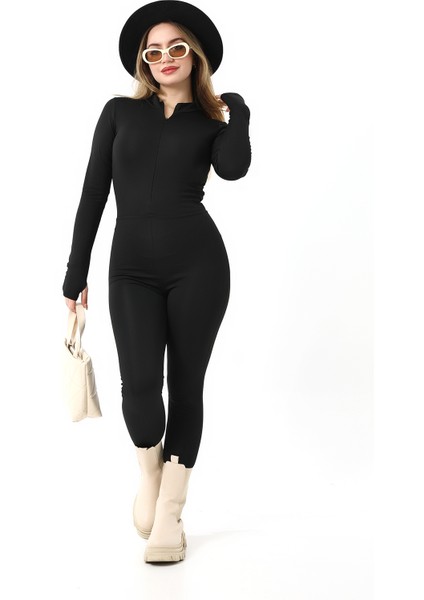 Kışlık Uzun Tayt Tulum /Polarlı / Wınter Long Tıghts Jumpsuıt Women