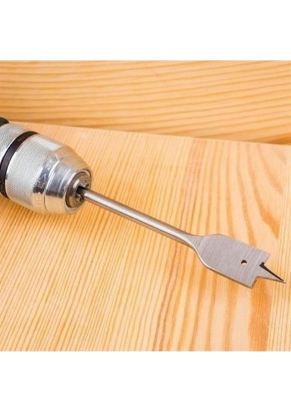 Ø20 mm Ahşap Yaprak Matkap Ucu Bits Saplı Ağaç Delme Ucu Boy 152 mm MAWB20