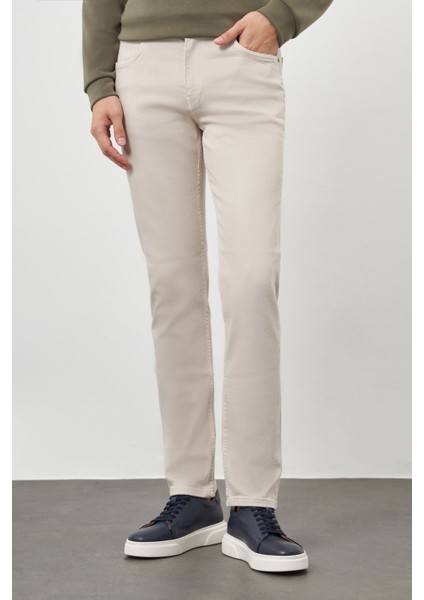 Erkek Taş Mevsimlik Pamuk 5 Cep Dynamic Fit Jean Pantolon