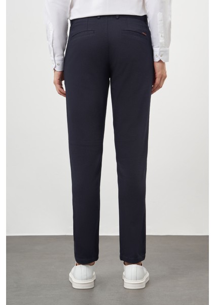 Erkek Lacivert Chino Slim Fit Pantolon indirimleri
